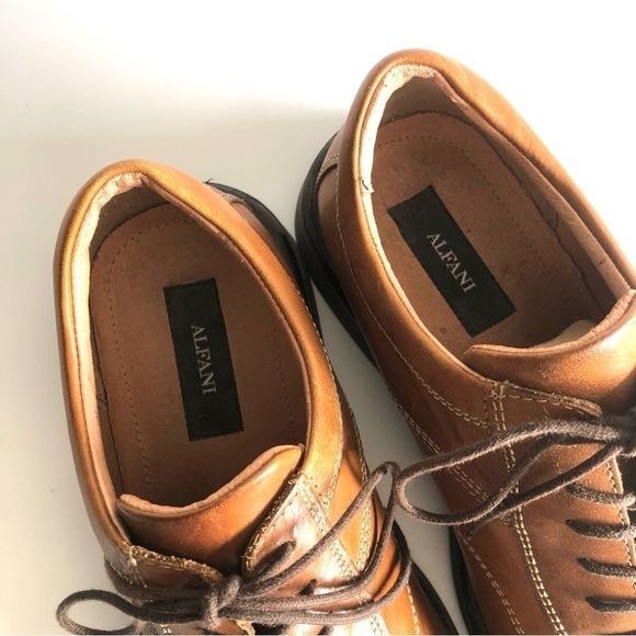 Alfani Conspire Square Toe Leather Oxford Sneakers - Picture 11 of 14